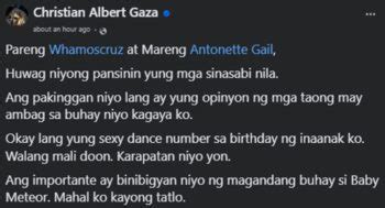 Xian Gaza Defends Antonette Gail After Criticism of Viral Dance Number.